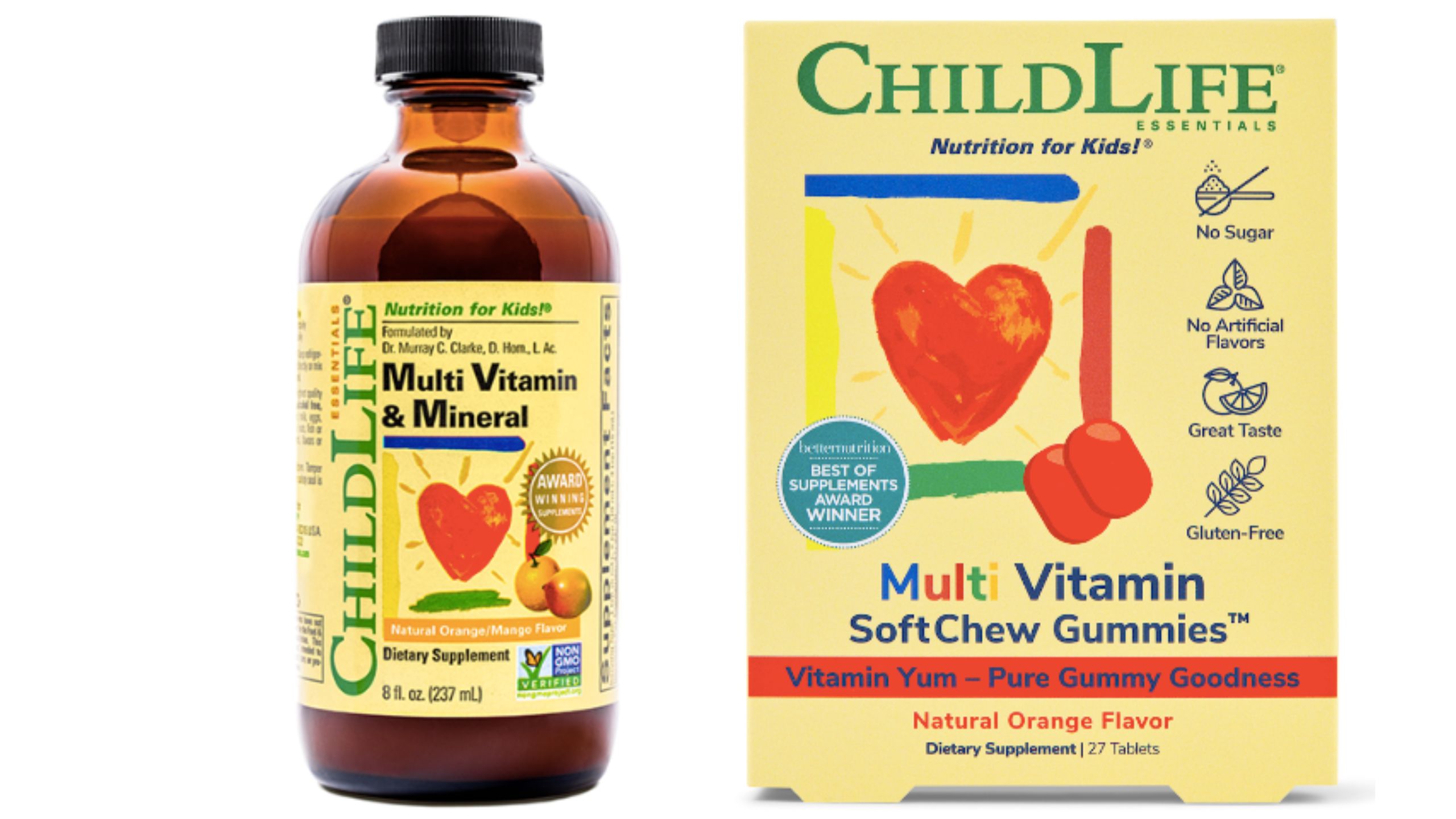 ChildLife Essential Multi Vitamin SoftChew Gummies and Multi Vitamin & Mineral 