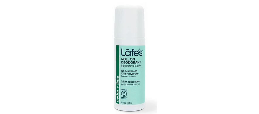 LAFE’S—Mineral Salt Aluminum-Free Deodorant Roll-On-Fresh (Cedar & Lime)