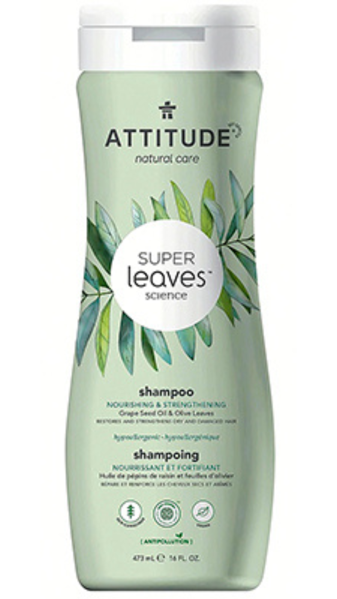 Attitude Natural Care Super Leaves, Nourishing & Strengthening shampoo