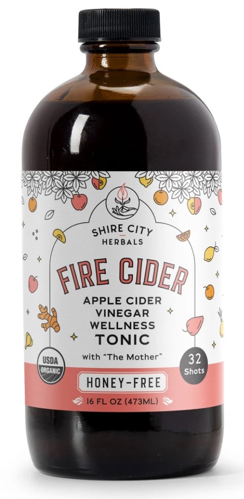 Fire Cider Honey Free Apple Cider Vinegar Tonic