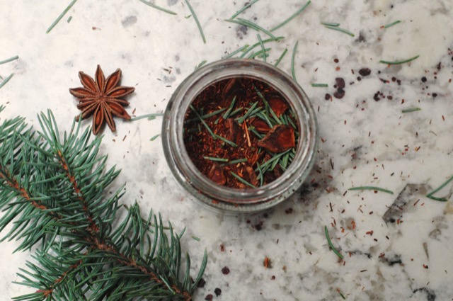 Spruce anise rooibos tea