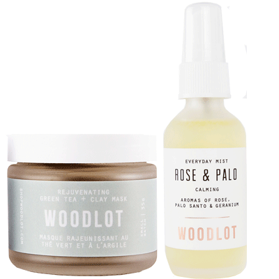 woodlot oil-based skincare mask and mist