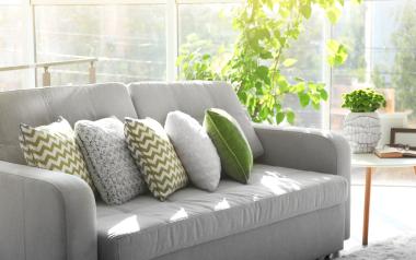 Indoor air pollutants: Living room couch