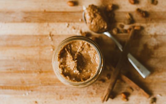 A jar of peanut butter