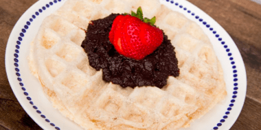 Mochi Waffle with Fruit Butter