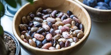 mixed beans in a bowl